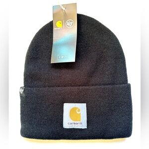 Carhartt X ‘47 Classic Black Detroit Lions Team Cuffed Knit Hat